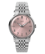 Marlin® Quartz 34mm Stainless Steel Bracelet Watch