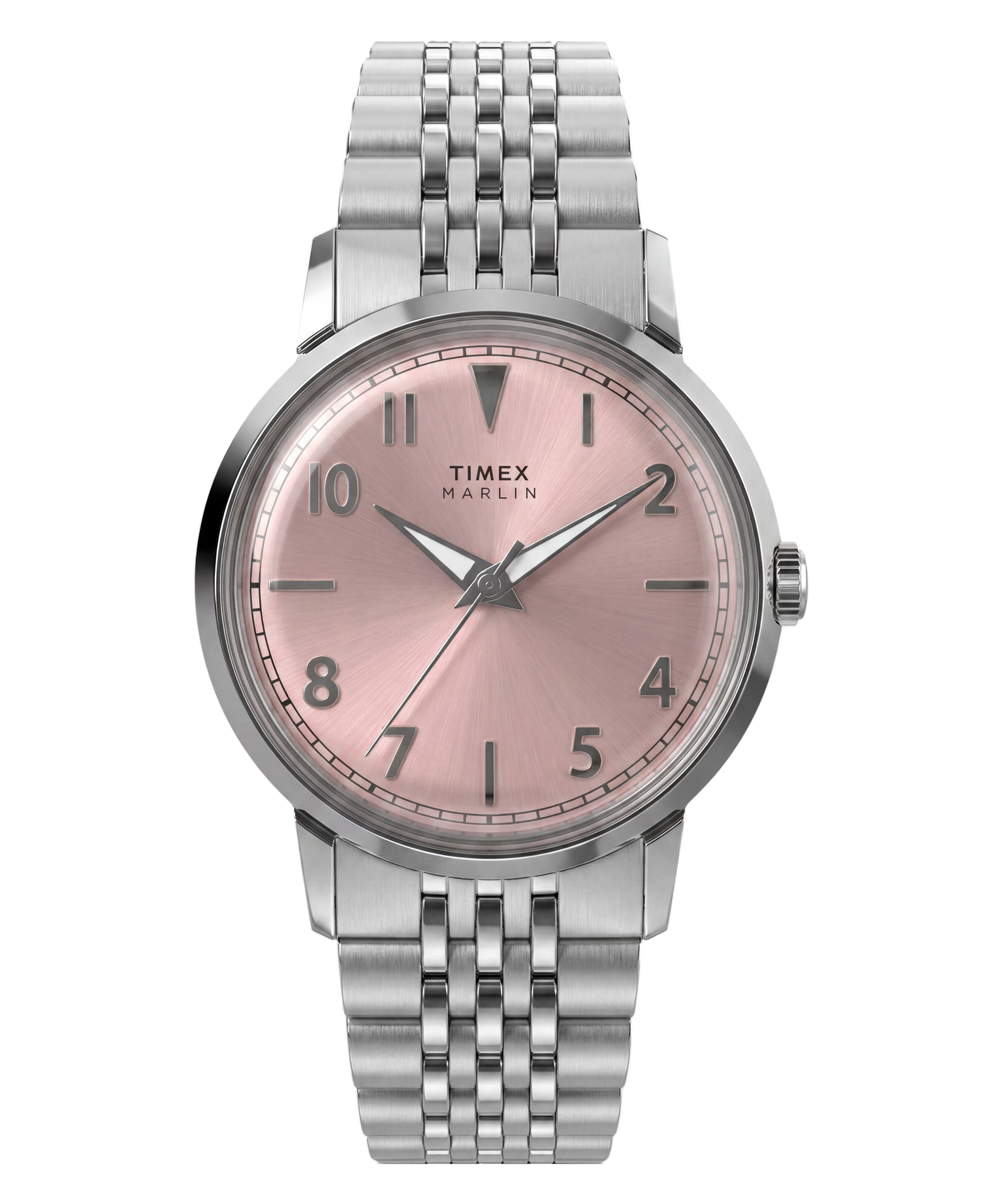 Marlin® Quartz 34mm Stainless Steel Bracelet Watch