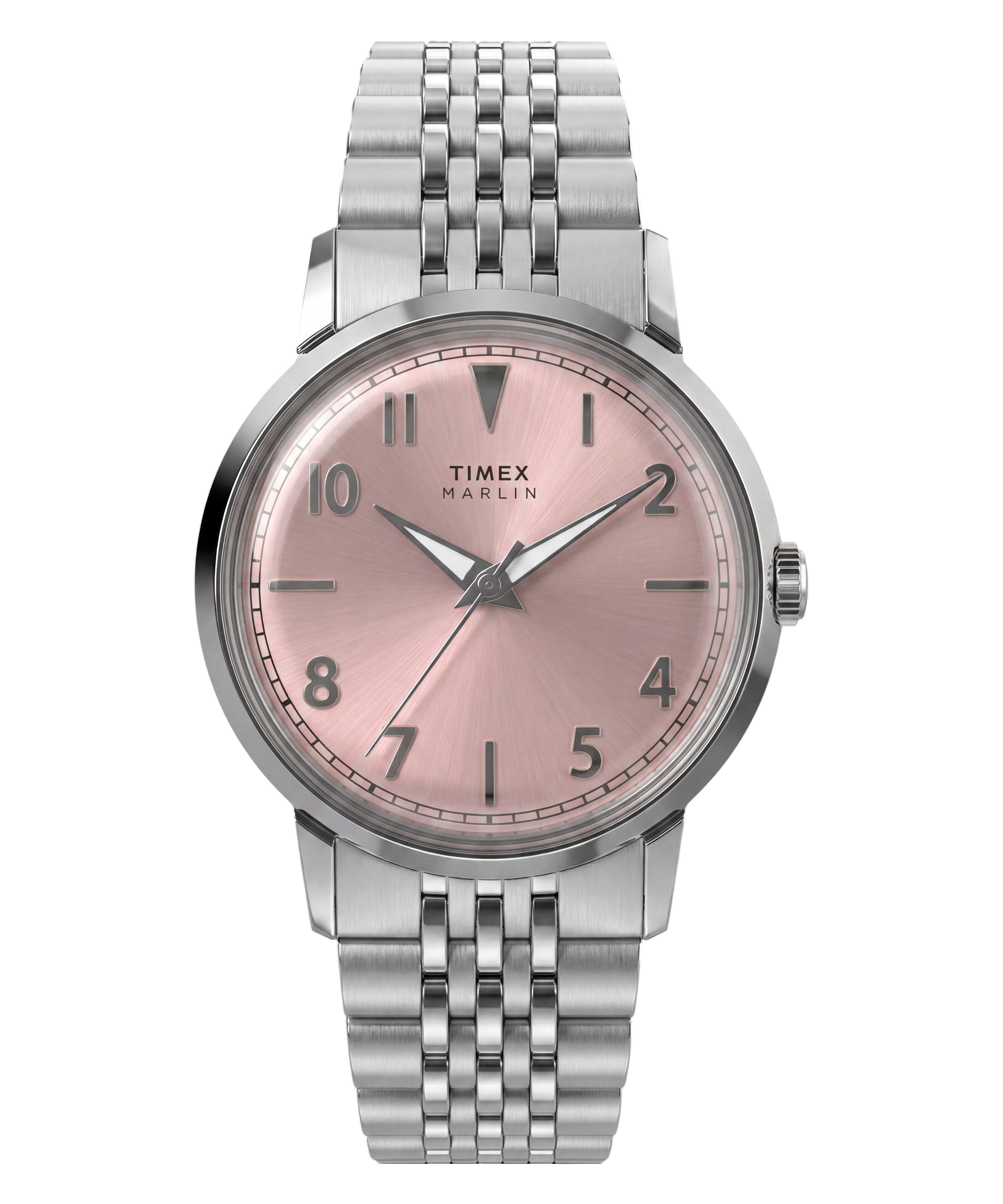Marlin® Quartz 34mm Stainless Steel Bracelet Watch