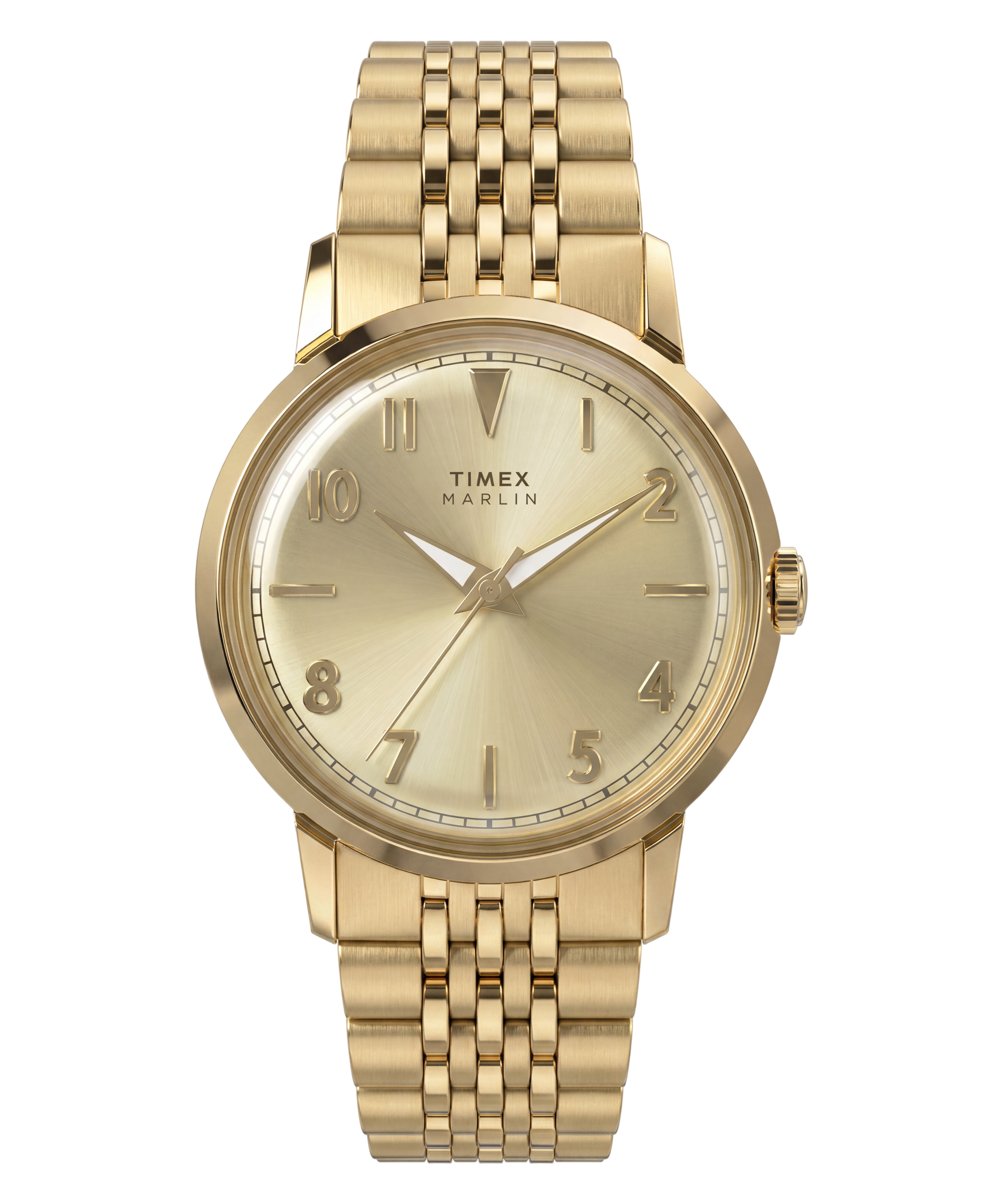 Marlin® Quartz 34mm Stainless Steel Bracelet Watch