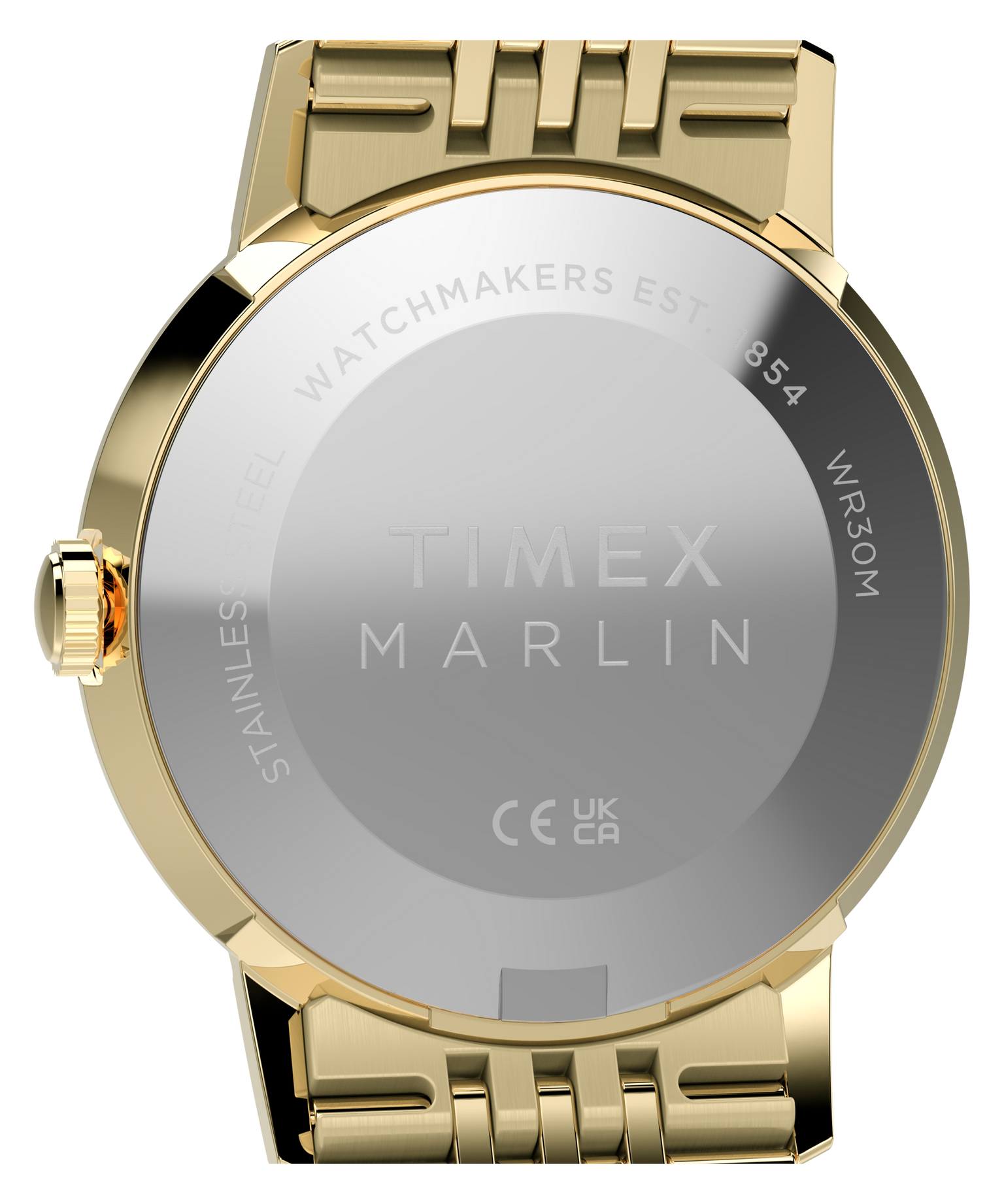 Marlin® Quartz 34mm Stainless Steel Bracelet Watch