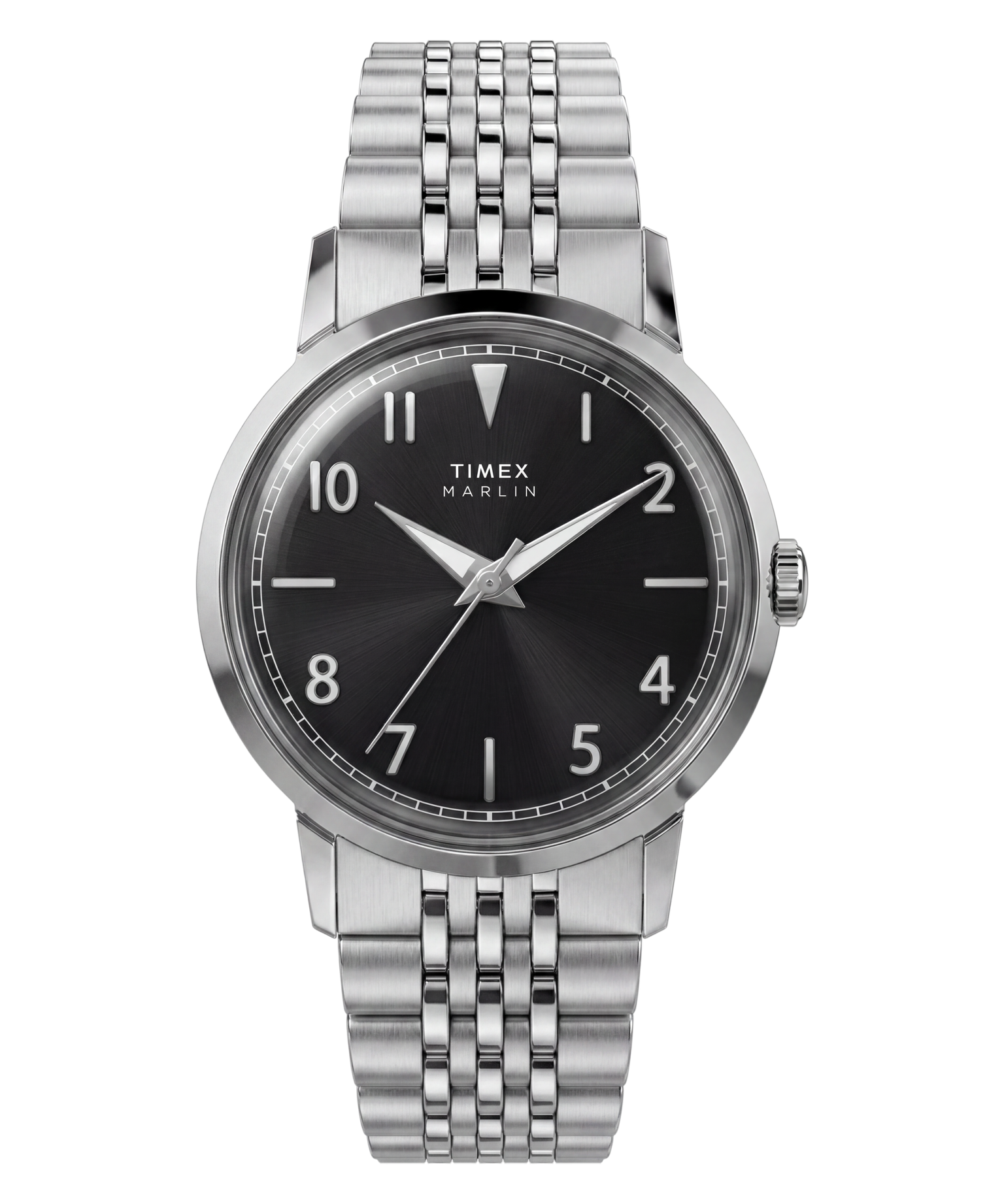 Marlin® Quartz 34mm Stainless Steel Bracelet Watch