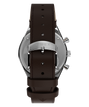 Peanuts® x Q Timex Chronograph 40mm Leather Strap Watch