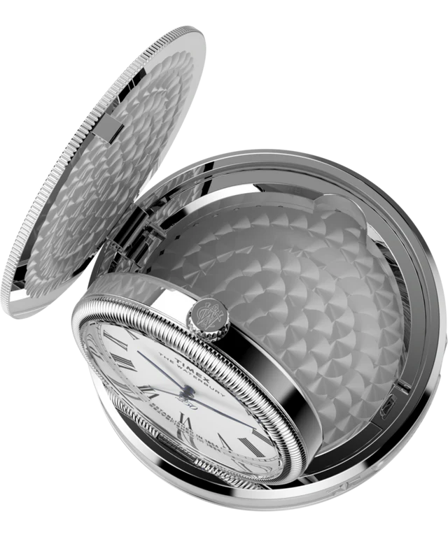 Waterbury America 250 Table Clock | 49mm, Stainless Steel