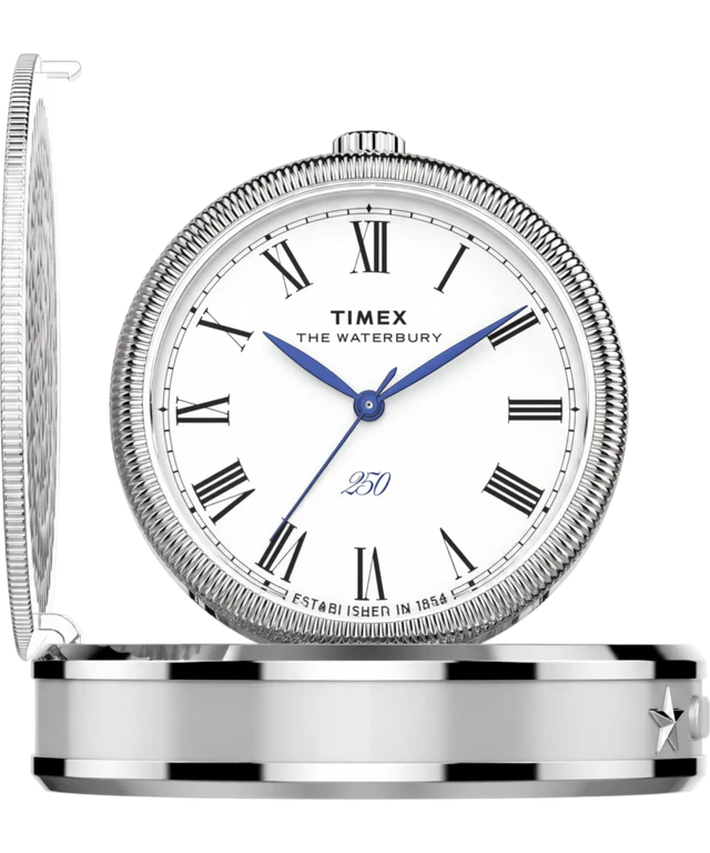Waterbury America 250 Table Clock | 49mm, Stainless Steel