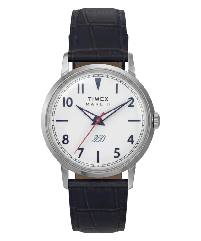 Marlin® America 250 | 34mm, Leather Strap, Men's Watch
