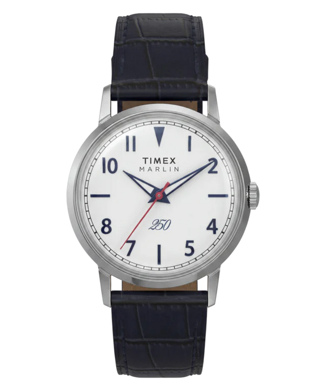 Marlin® America 250 | 34mm, Leather Strap, Men's Watch