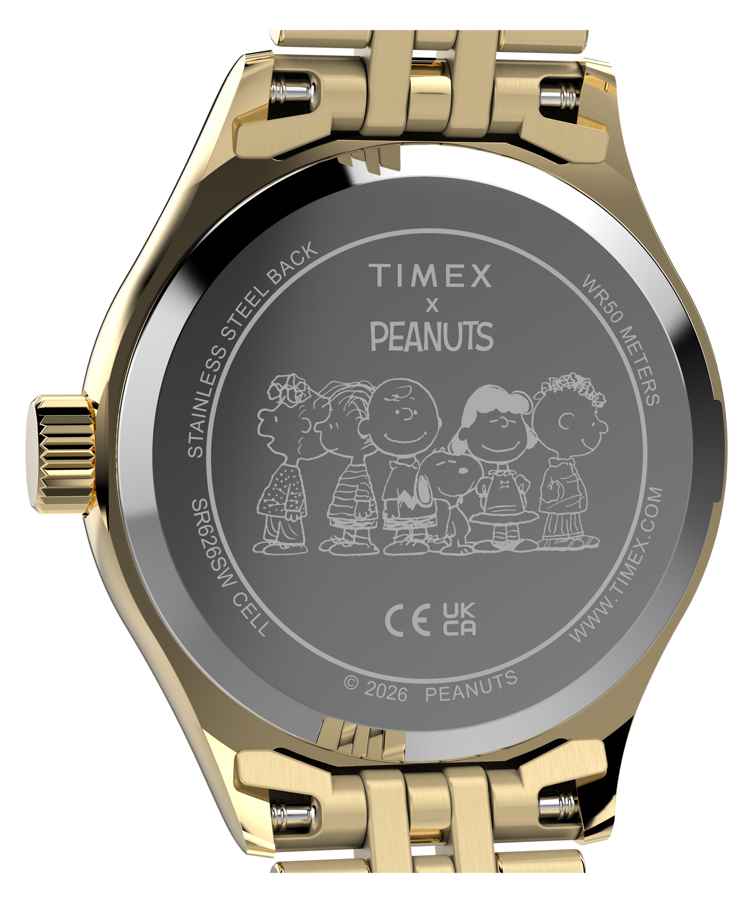 Peanuts x Timex Legacy Mini Heart Hug 25mm Stainless Steel Bracelet Watch