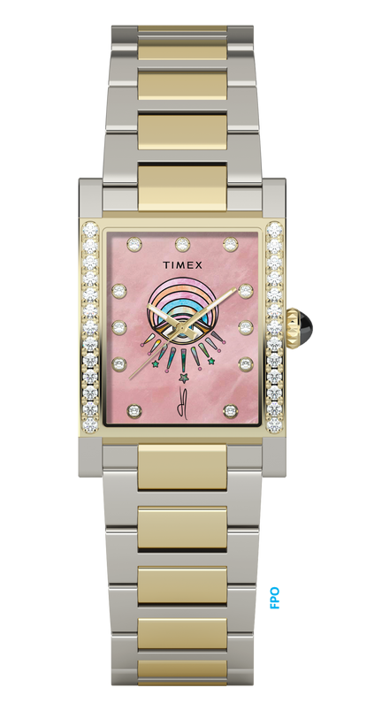 Jacquie Aiche x Timex 24mm Stainless Steel Bracelet Watch