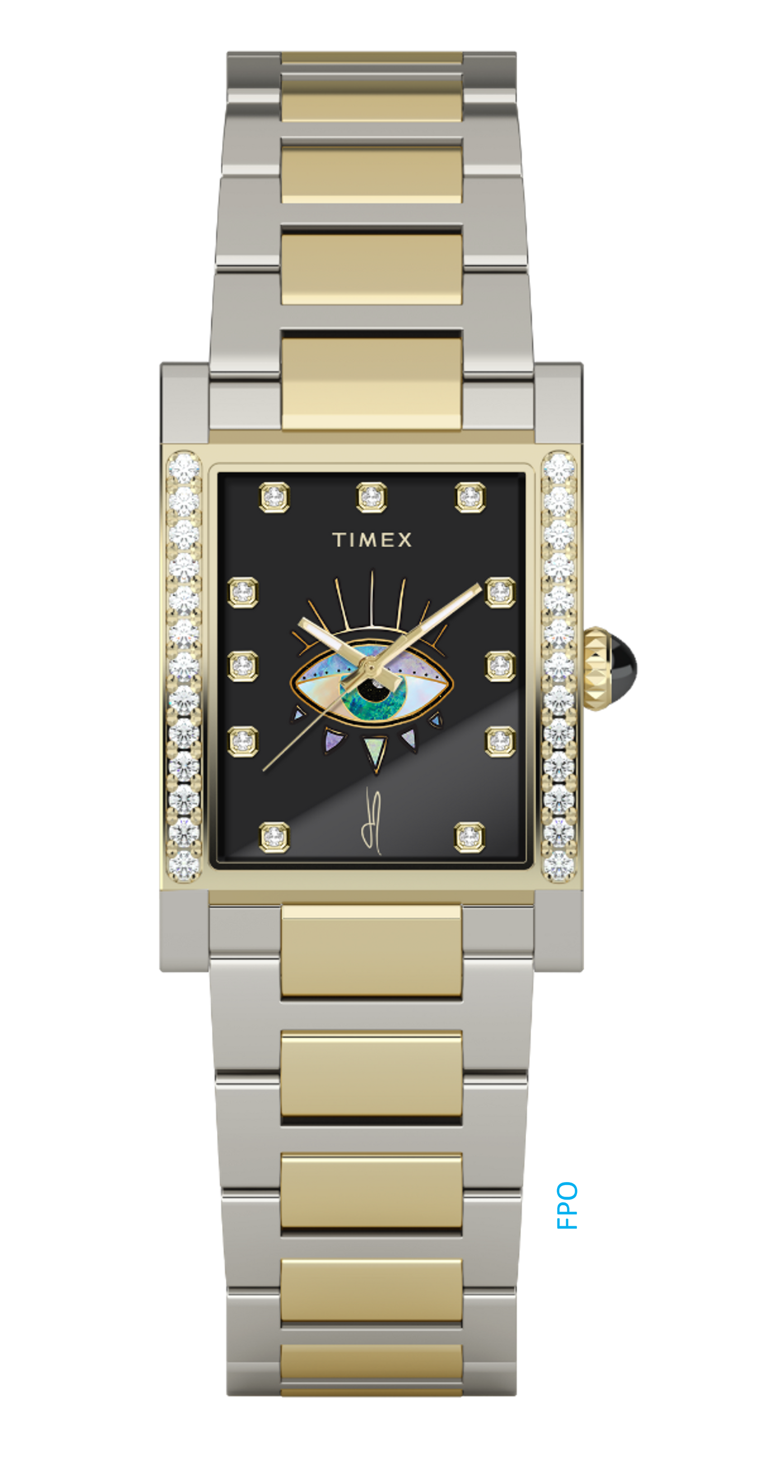 Jacquie Aiche x Timex 24mm Stainless Steel Bracelet Watch
