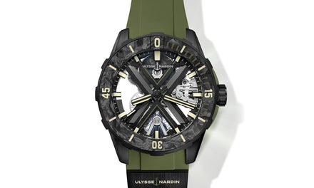 Link to Ulysse Nardin Diver collection featuring Diver X Skeleton Ops