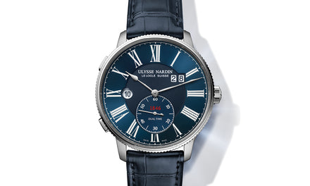 Link to Ulysse Nardin Marine Collection featuring  Torpilleur Dual Time