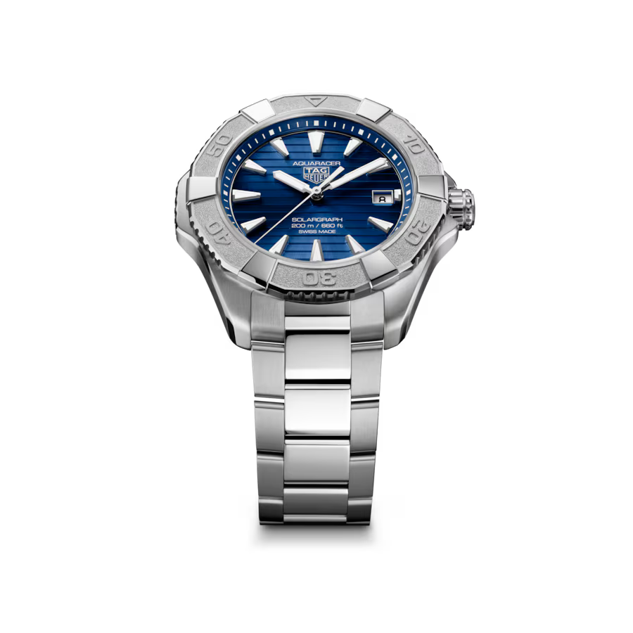 Aquaracer Professional 200 Solargraph | 40mm, Titanium, Blue Dial, Men's Watch