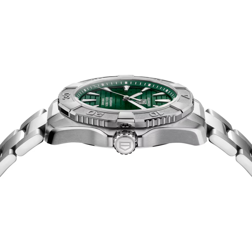 Aquaracer Professional 200 Solargraph | 40mm, Titanium, Green Dial