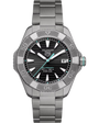 Aquaracer Professional 200 Solargraph | 40mm, Titanium, Black Dial, Men's Watch