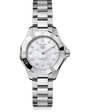Aquaracer Professional 100 Solargraph | 28mm, Steel, Mother-of-pearl Dial, Womens Watch