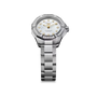 Aquaracer Professional 100 Solargraph | 28mm, Steel, Mother-of-pearl Dial, Diamond Bezel, Womens Watch