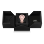 Pink watch in a black box with 'TAG Heuer Formula 1 Limited Edition' text.