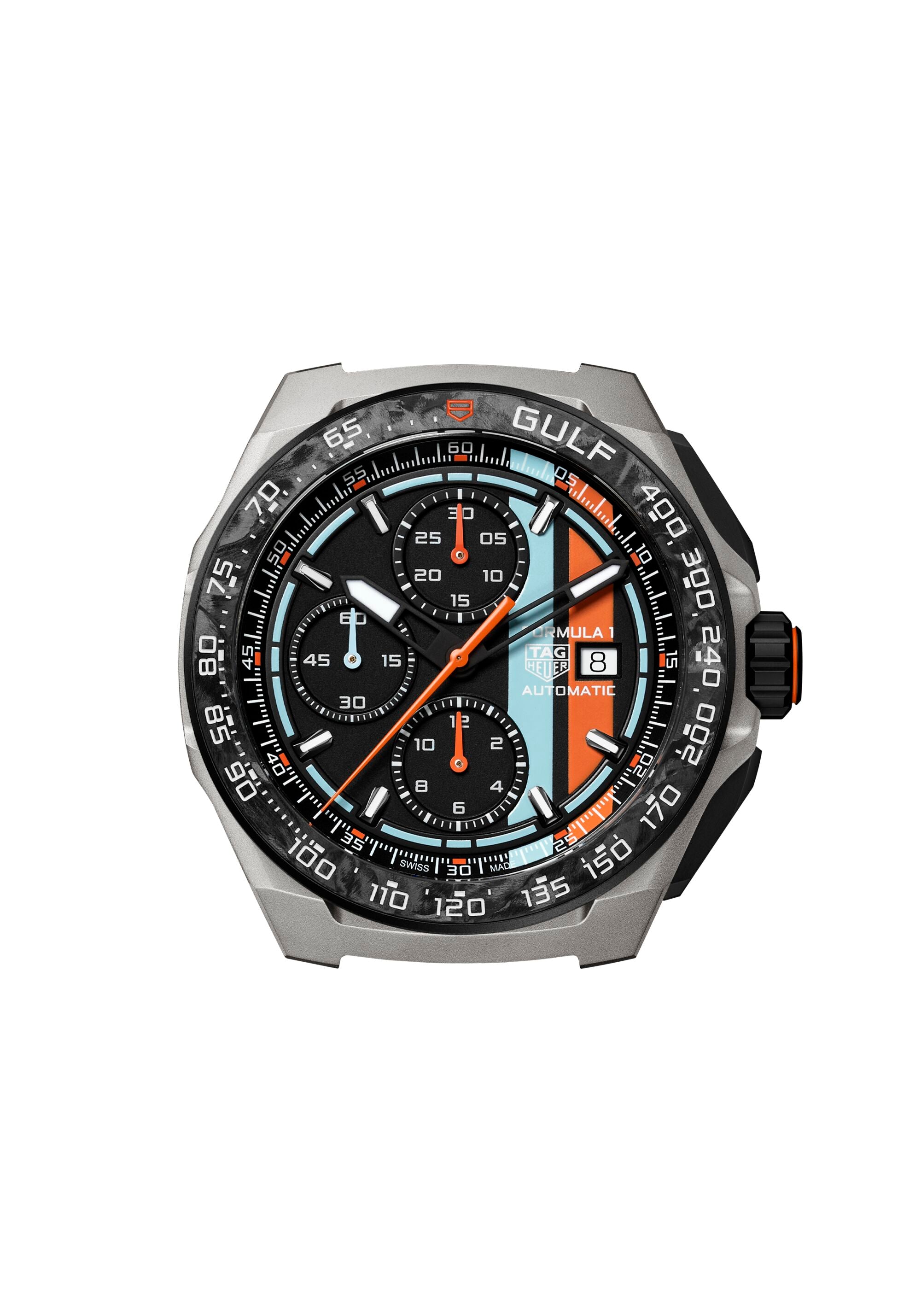 Formula 1 Chronograph x Gulf | 44mm, Titanium, Men's watch