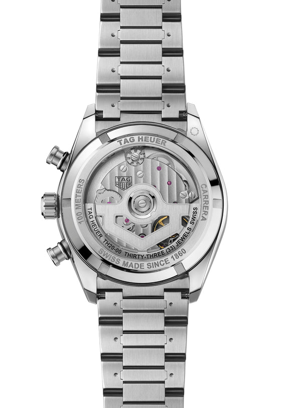 Carrera Chronograph Sport Opalin Black | 42mm, Stainless Steel, Men's Watch
