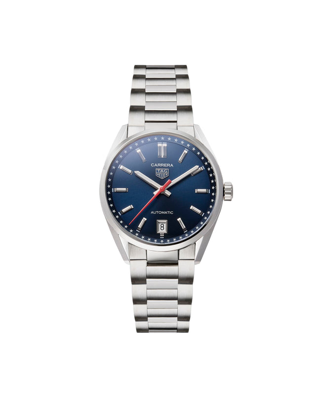 Carrera Chronograph 250 US Anniversary Limited Edition | 36mm, Stainless Steel, Men's Watch