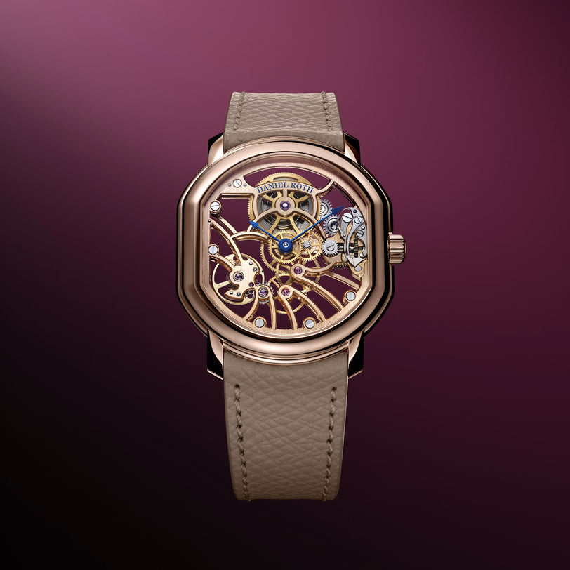 Extra Plat Rose Gold Skeleton | 38mm, Rose Gold, Men's Watch