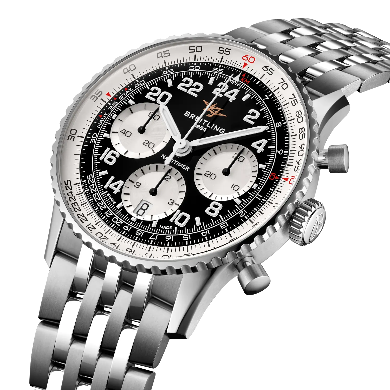 Navitimer B02 Chronograph 41 Cosmonaute | 41mm, Stainless Steel