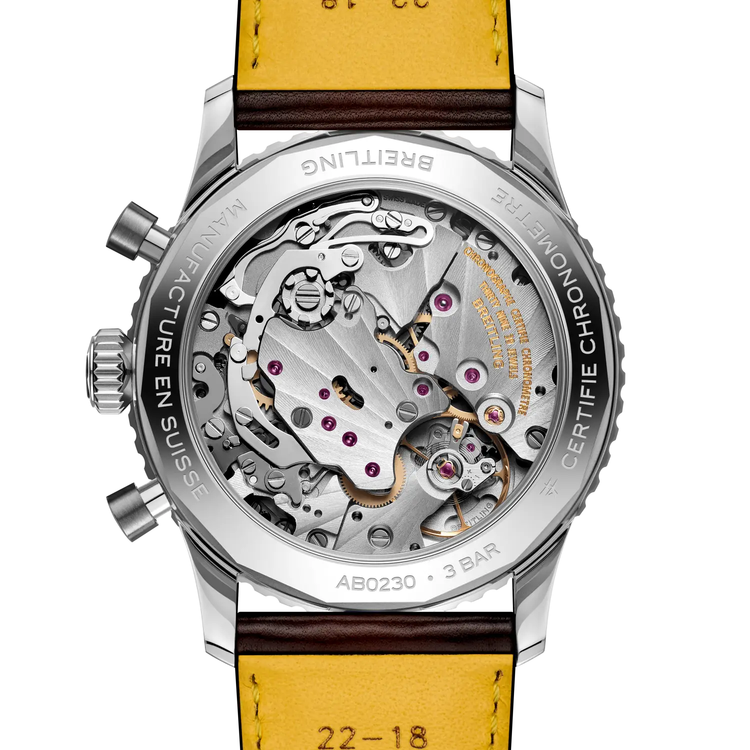 Navitimer B02 Chronograph 41 Cosmonaute | 41mm, Brown Leather