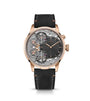 Mirrored Force Resonance First Edition | 43mm, 18K Rose Gold, Leather, Black Dial