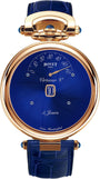 Virtuoso V Blue | 43.5mm, Leather Strap, Men's Watch