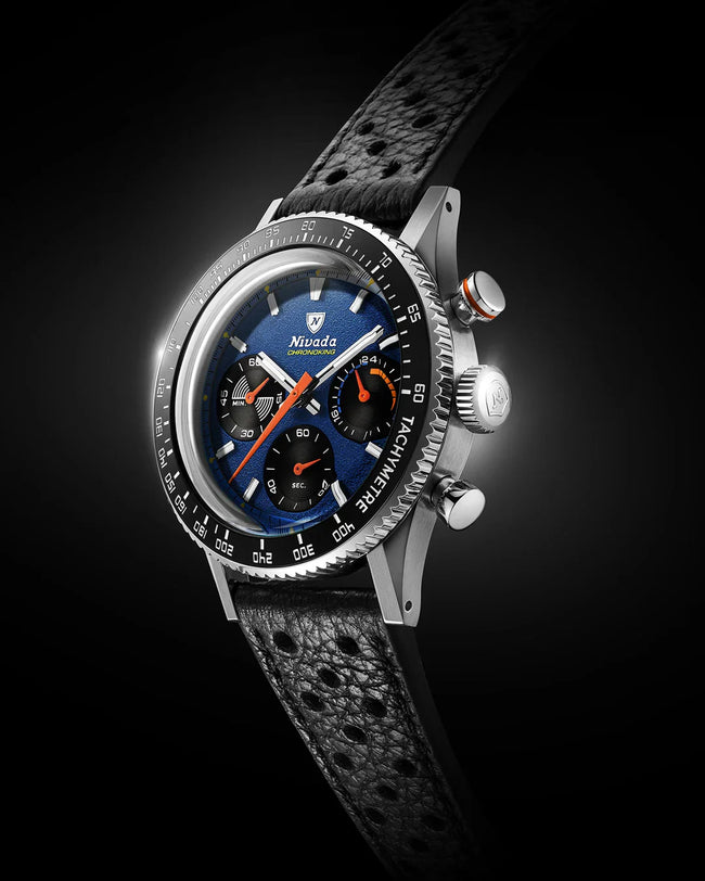 Chronoking Mecaquartz Racing Blue | 38mm, Mens Watch