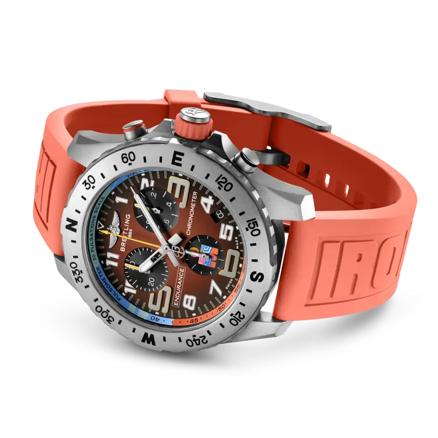 Endurance Pro IRONMAN® World Championship 2026 | 44mm, Titanium, Red Rubber, Men's Watch