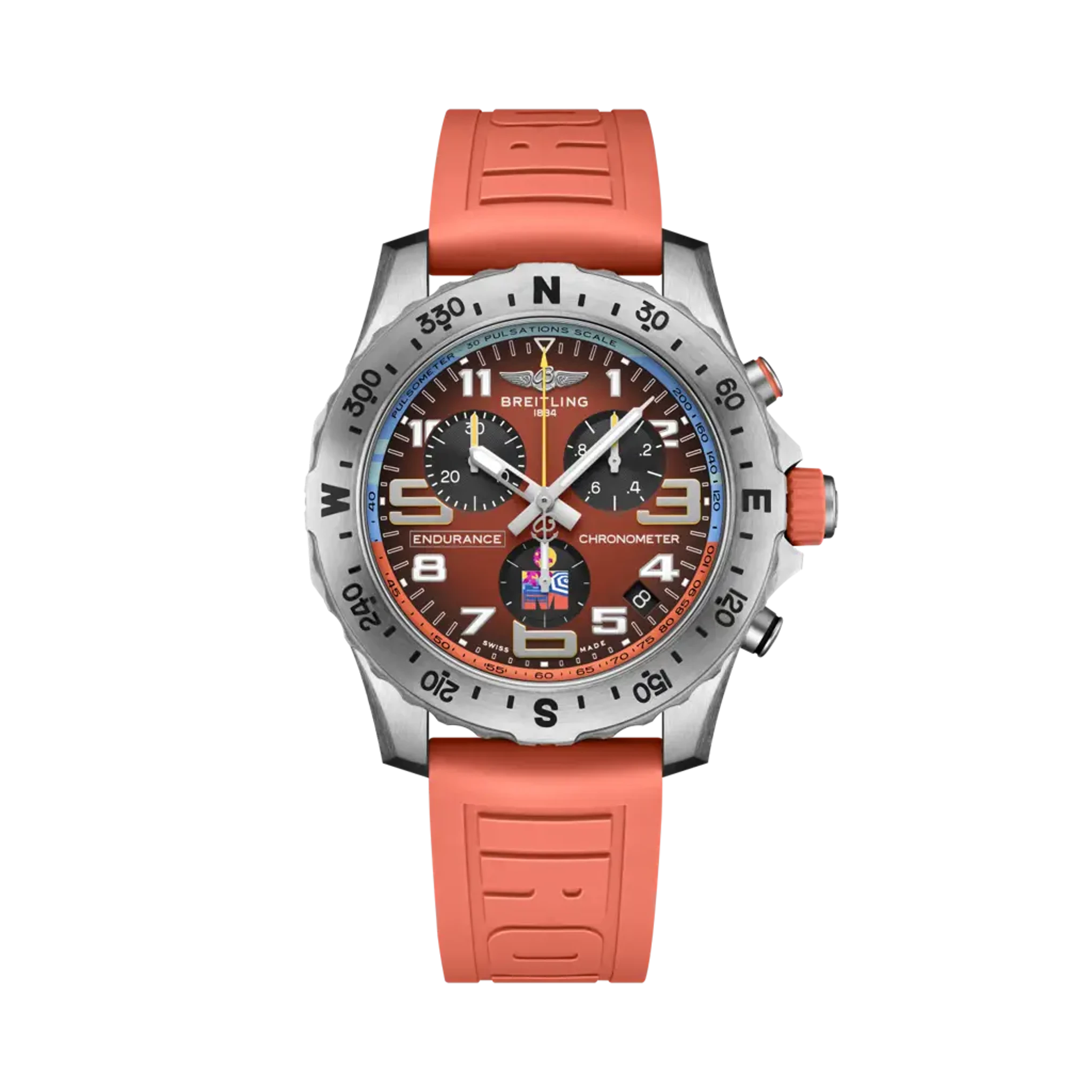 Endurance Pro IRONMAN® World Championship 2026 | 44mm, Titanium, Red Rubber, Men's Watch