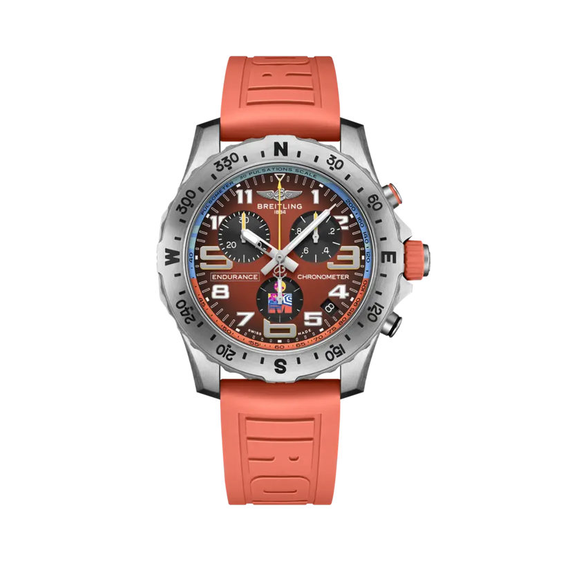 Endurance Pro IRONMAN® World Championship 2026 | 44mm, Titanium, Red Rubber, Men's Watch
