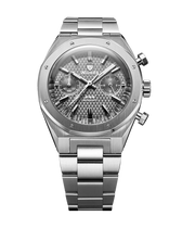 F77 SST Chrono Mechaquartz Grey MK2 | 38mm, Stainless Steel
