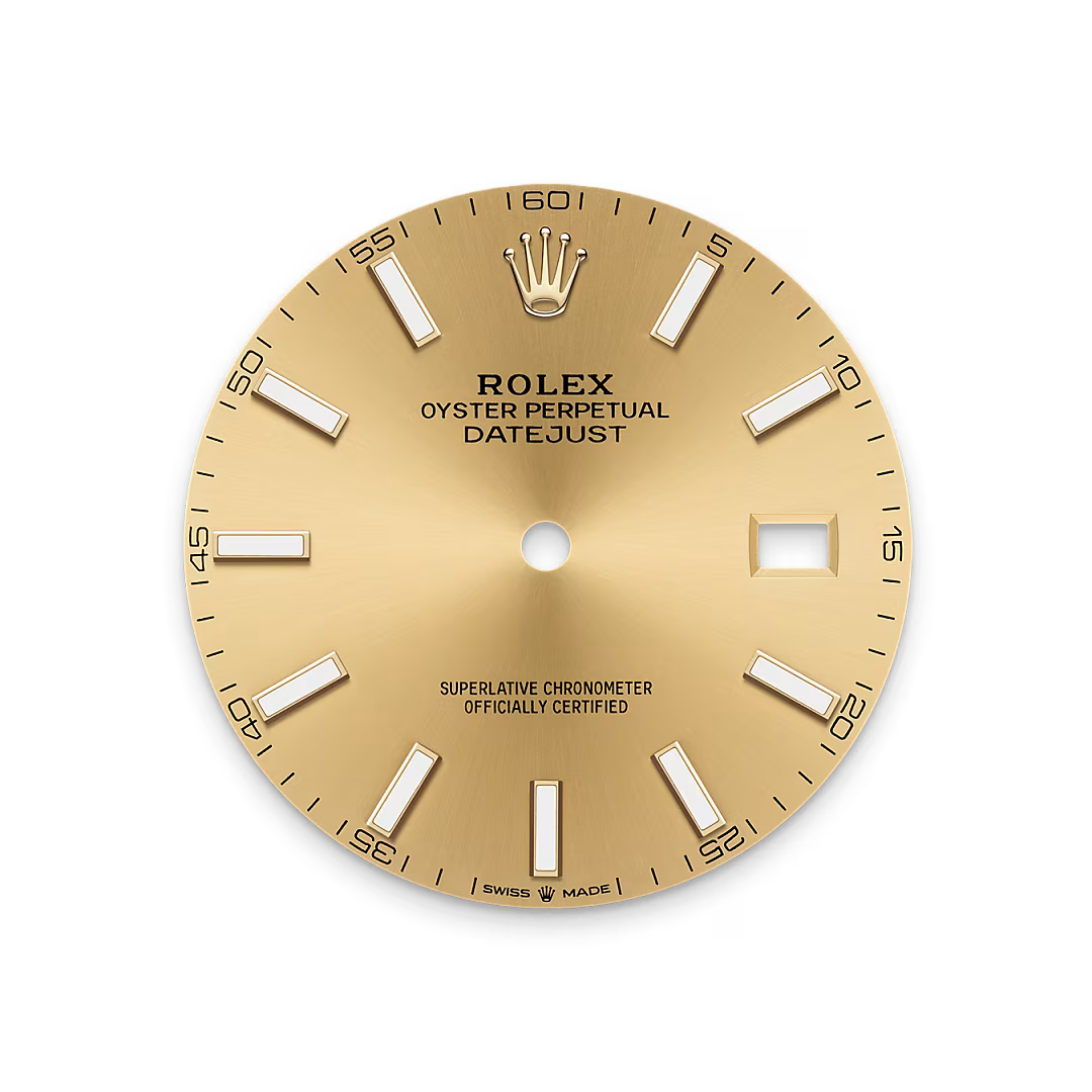 Champagne-colour dial