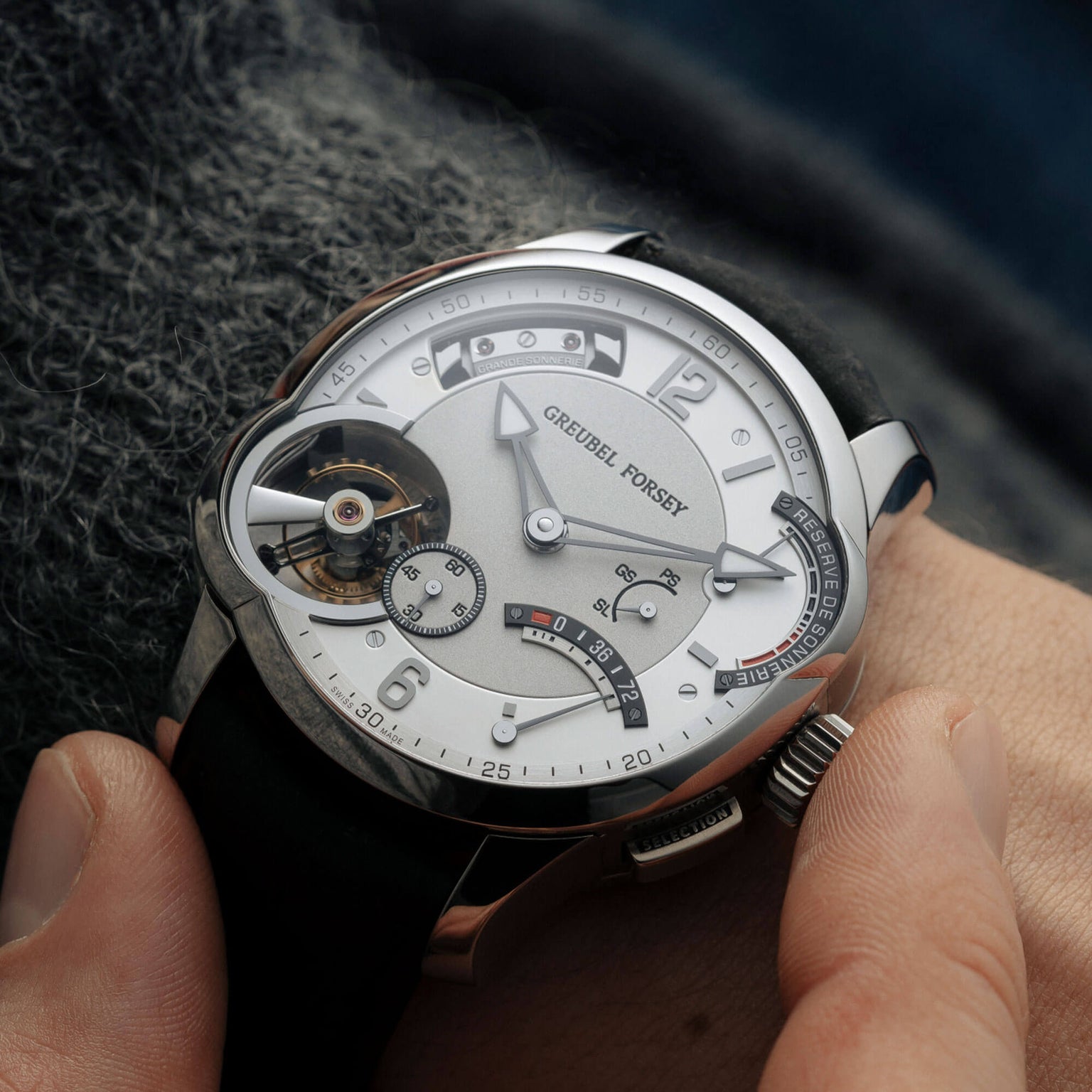 Grande Sonnerie Wrist Close Up