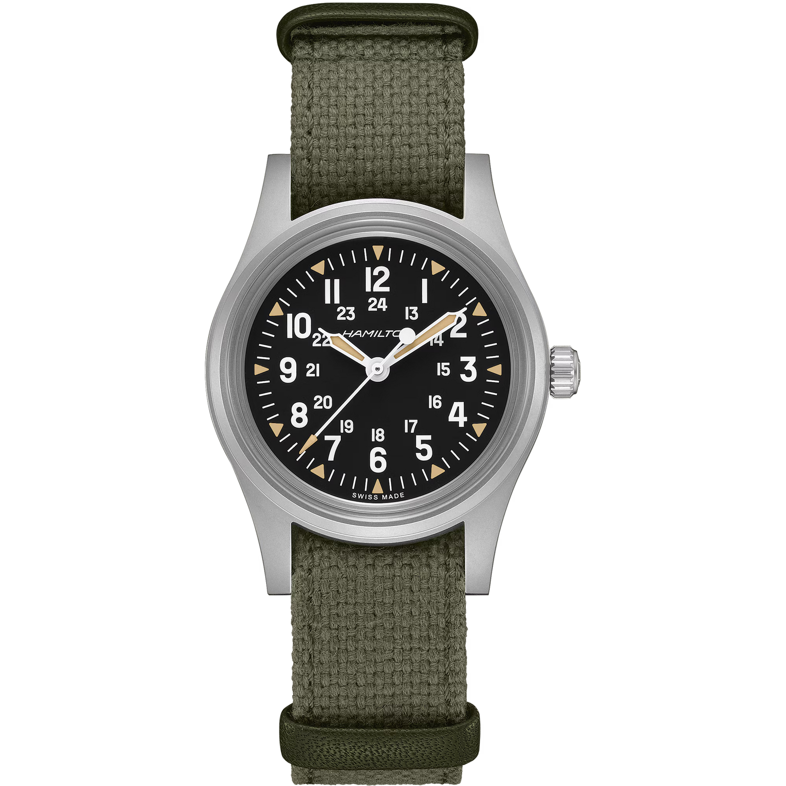 Khaki Field Mechanical 250 | 36mm, NATO Strap, Black Dial