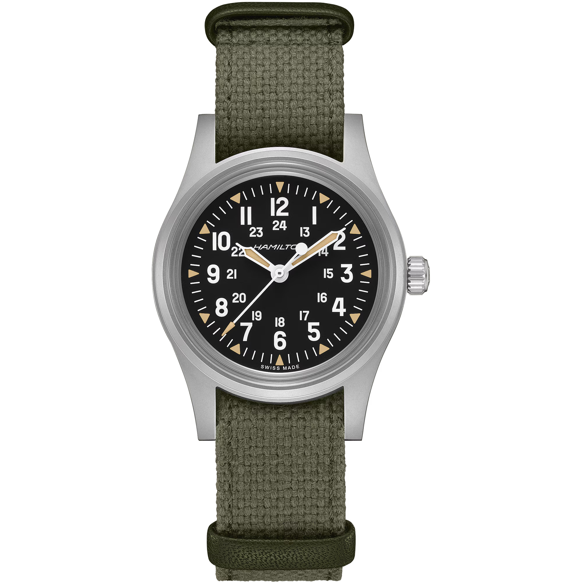 Khaki Field Mechanical 250 | 36mm, NATO Strap, Black Dial