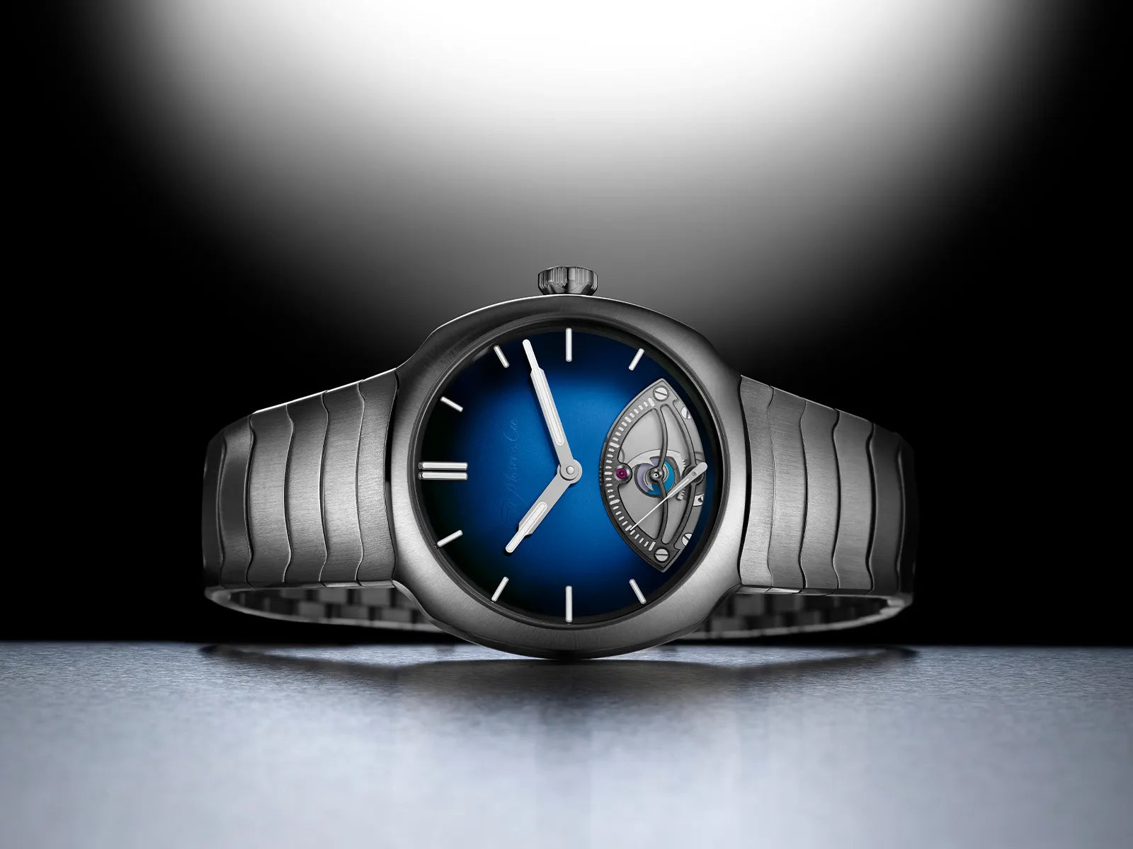 Streamliner Retrograde Seconds Midnight Blue Fumé | 40mm, Stainless Steel