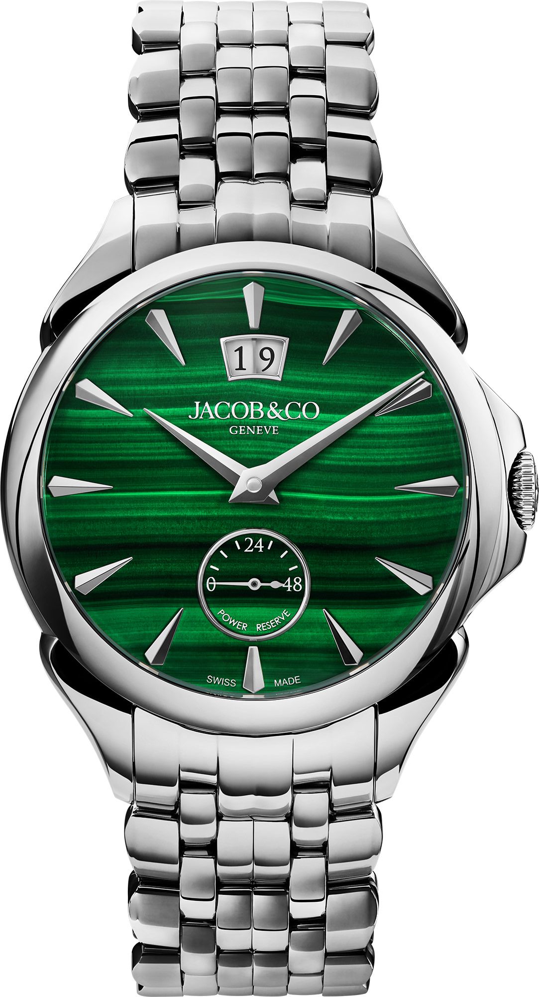Palatial Classic Manual Big Date | 42mm, Steel Case, Steel Strap