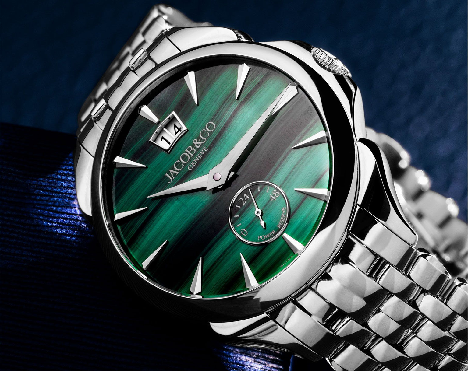 Palatial Classic Manual Big Date | 42mm, Steel Case, Steel Strap