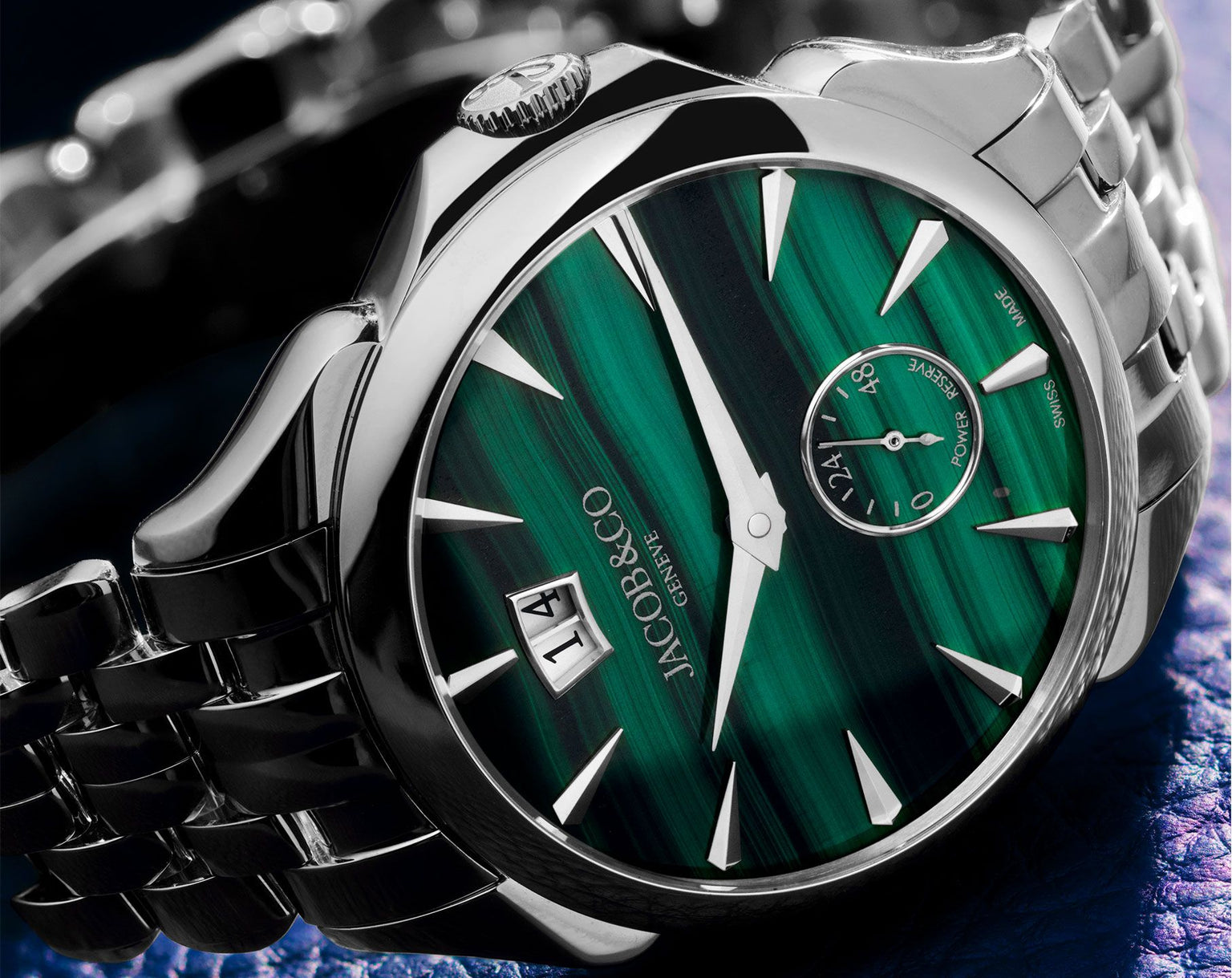 Palatial Classic Manual Big Date | 42mm, Steel Case, Steel Strap