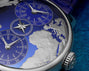 The World Is Yours Dual Time Zone | 43mm, Leather Strap, Steel Case