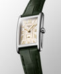 DolceVita | 32mm, Stainless Steel, Ivory Gilt "flinqué" Dial, Green Alligator Strap, Womens Watch
