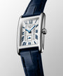 DolceVita | 32mm, Stainless Steel, Silver Gilt "flinqué" Dial, Blue Alligator Strap, Womens Watch
