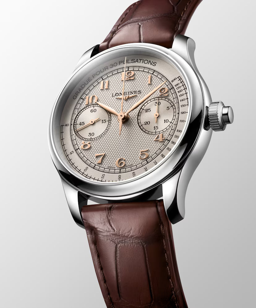 Master Chrono Monopusher | 41mm, Stainless Steel Case, Alligator Strap