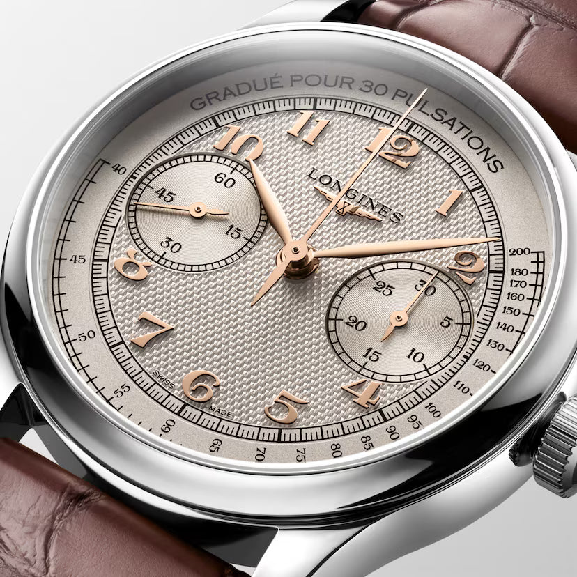Master Chrono Monopusher | 41mm, Stainless Steel Case, Alligator Strap