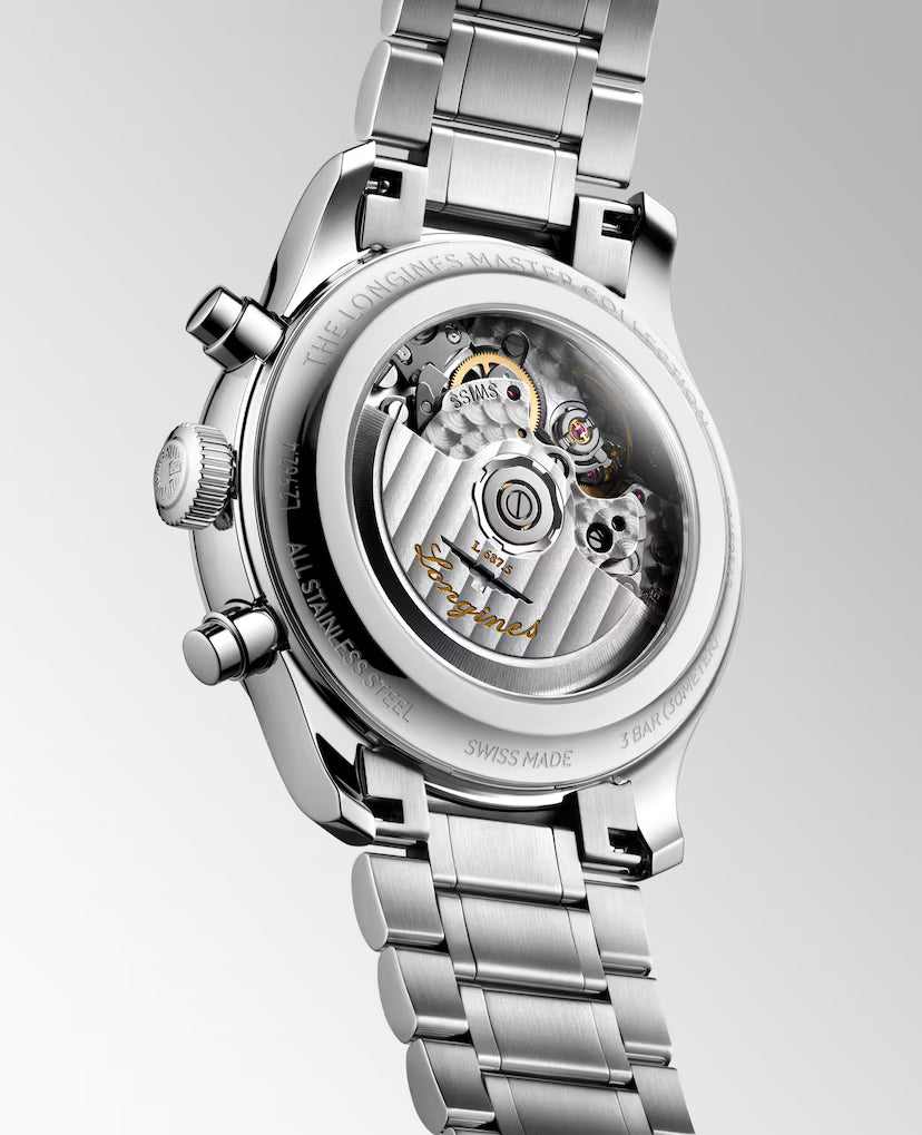 Master Chrono Moonphase | 41mm, Stainless Steel, Silver "Barelycorn" Dial