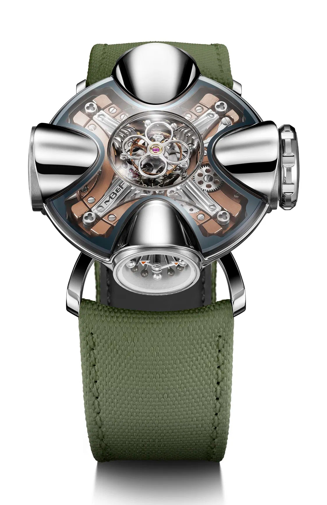 Horological Machine Nº11 Architect Red Gold Edition | 42mm, Rubber Strap, Men's Watch